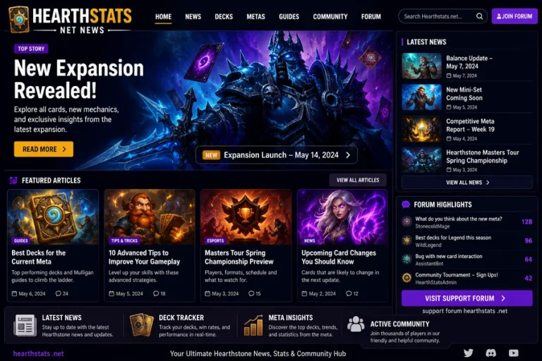 Hearthstats Net News